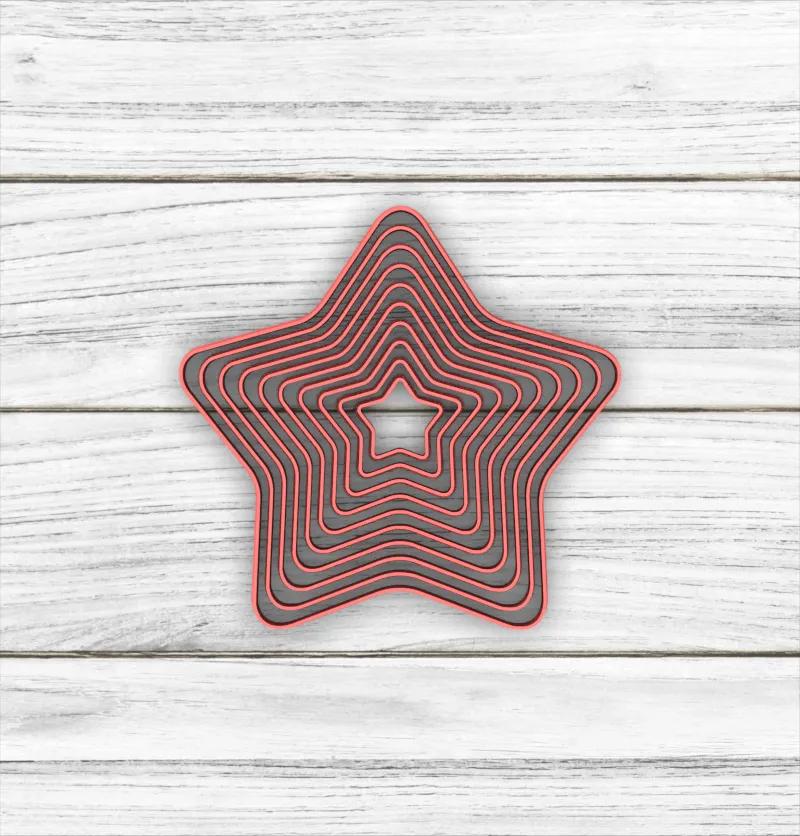 Set x10 Estrellas Navidad