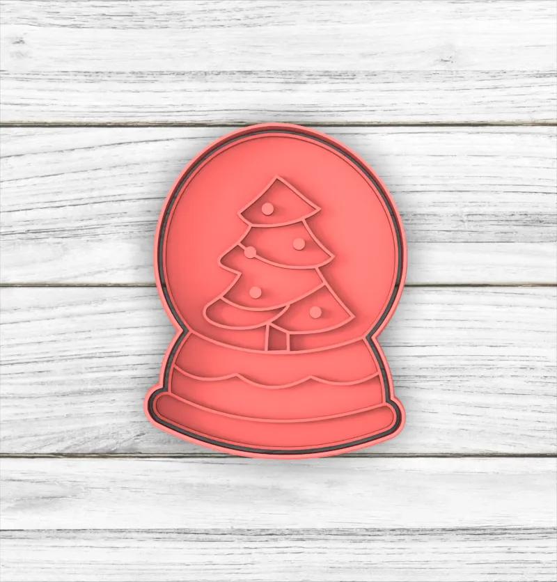 Esfera con Pino Navidad